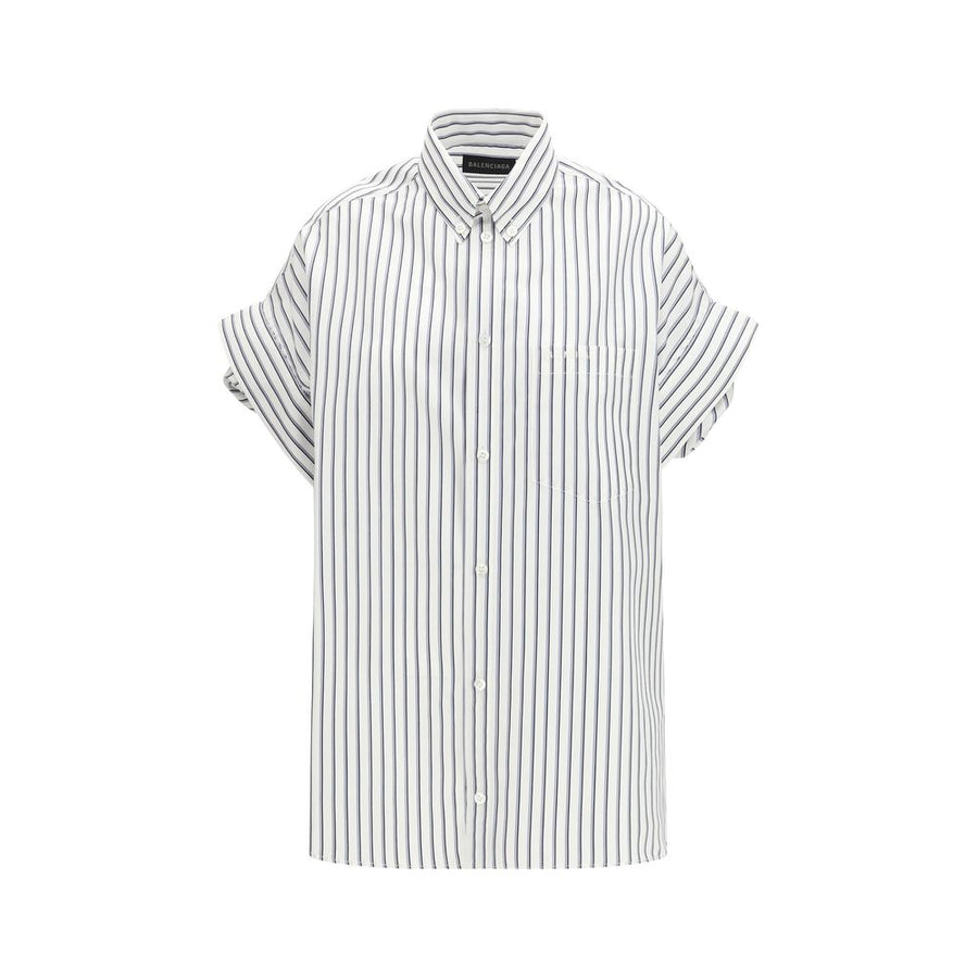 Balenciaga 100% Cotton shirt in white