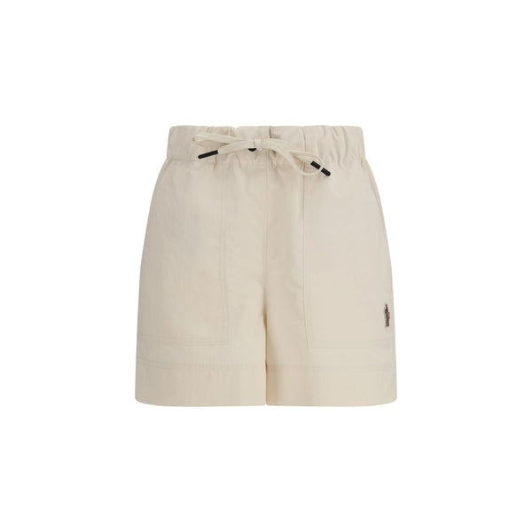 Moncler Grenoble 100% Polyester bermuda shorts in beige