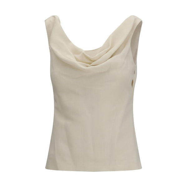 Brunello Cucinelli 72% Viscose blouse in beige