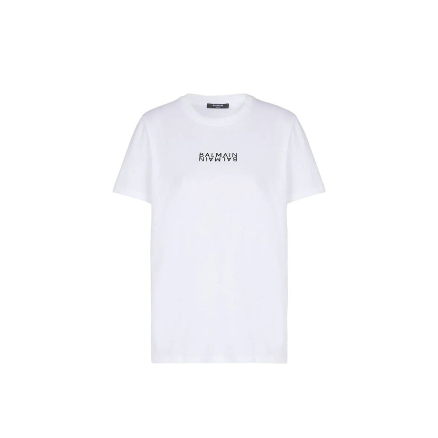 Balmain 100% Cotton t-shirt in white