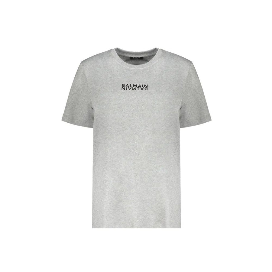 Balmain 100% Cotton t-shirt in gray