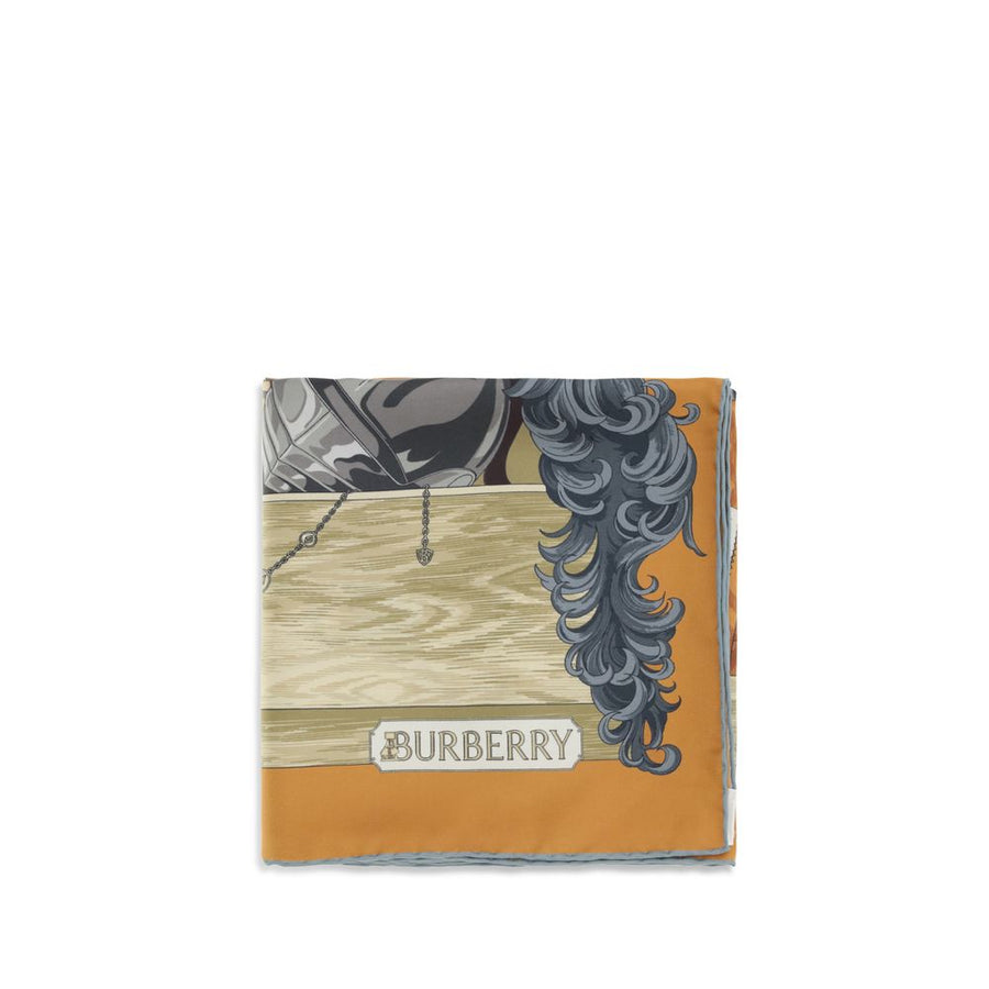 Burberry 100% Silk scarf in multicolor