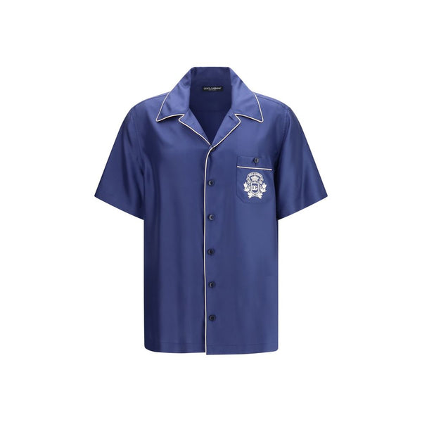 Dolce & Gabbana 100% Silk shirt in blue