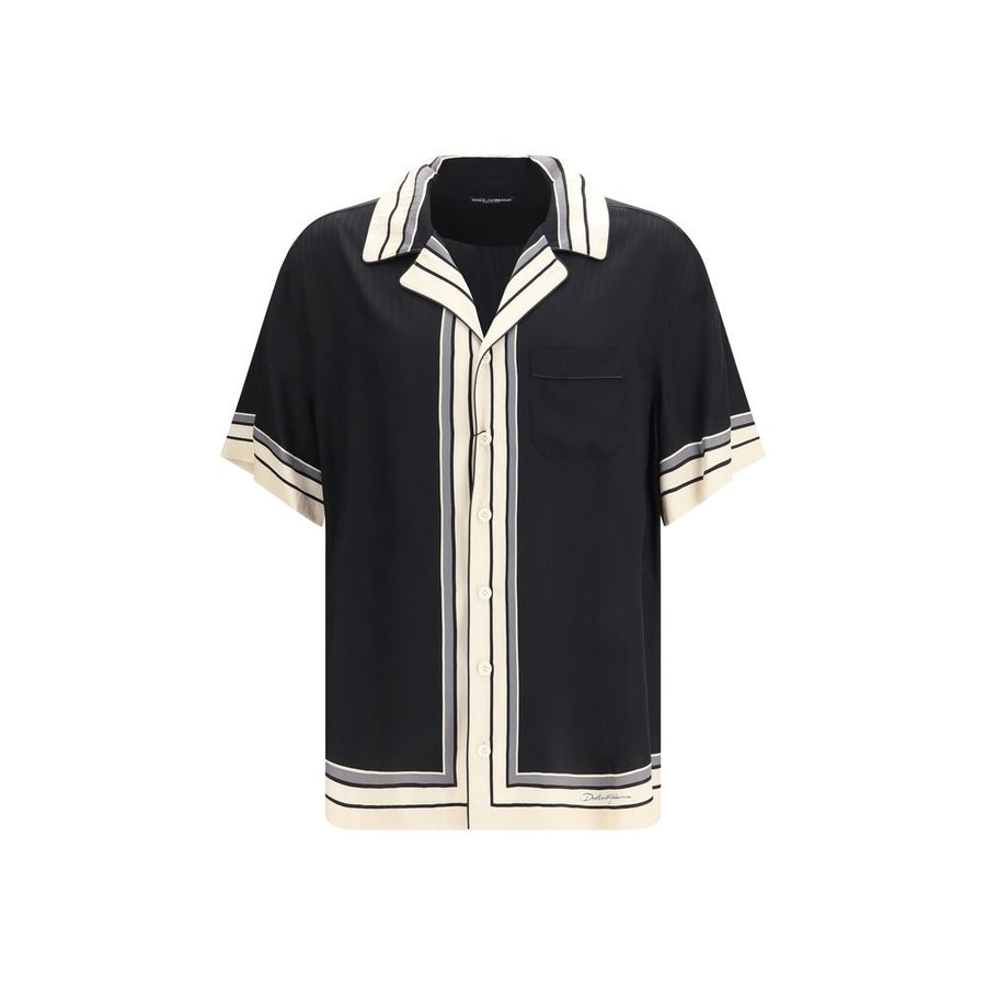 Dolce & Gabbana 100% Silk shirt in black