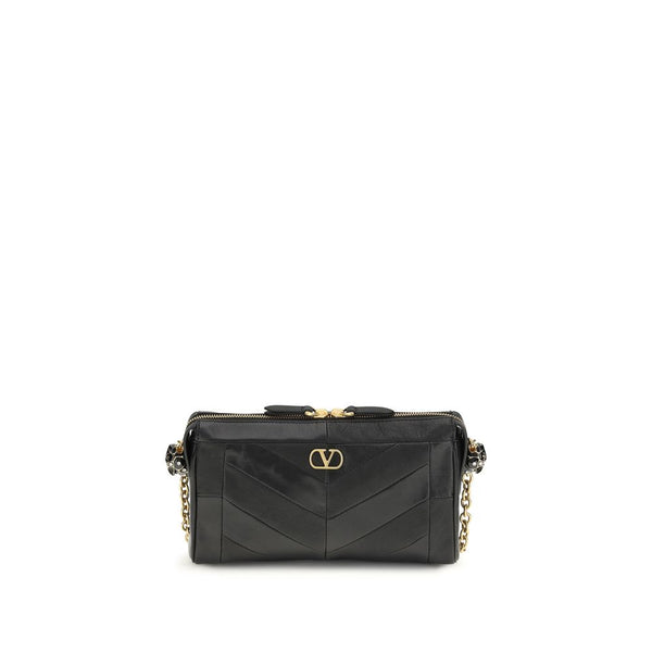 Valentino Garavani 100% Lamb Nappa Leather shoulder bag in black