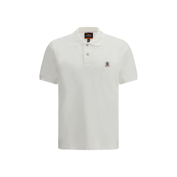 Parajumpers 94% Cotton 6% Elastane polo shirt in white