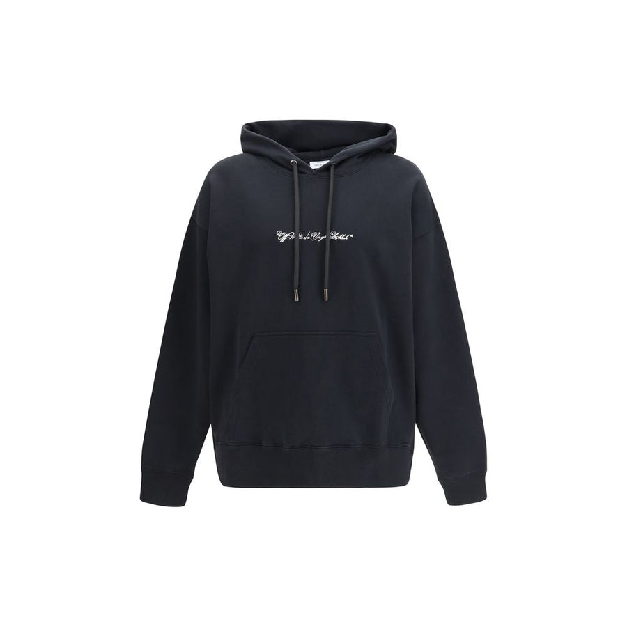 Off-White 100% Cotton hoodie in black