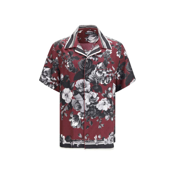 Dolce & Gabbana 100% Silk shirt in burgundy