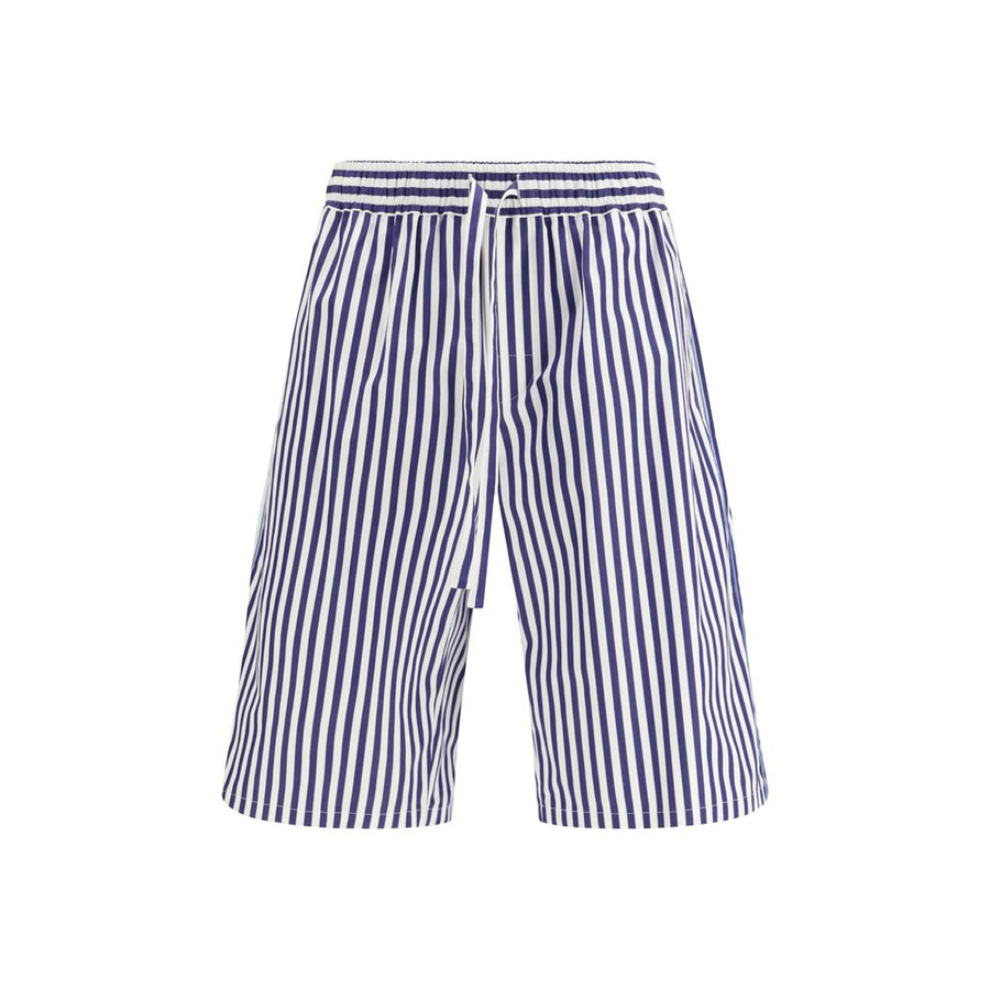 Dolce & Gabbana 98% Cotton bermuda shorts in navy