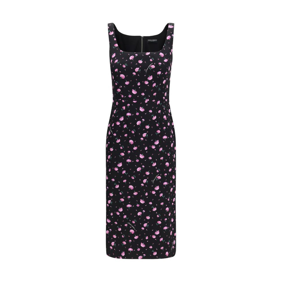 Dolce & Gabbana 89% Silk dress in black