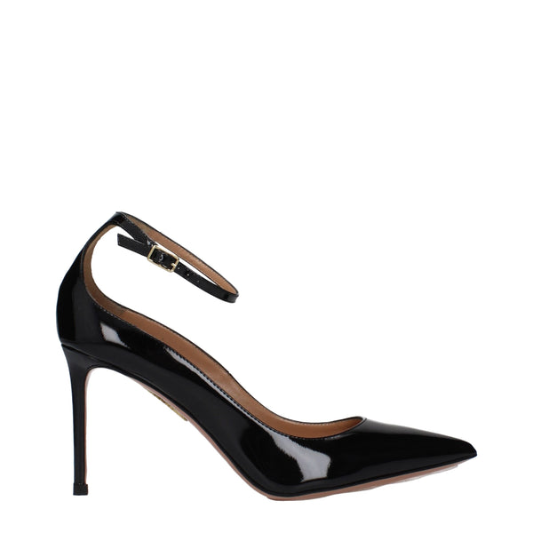 Aquazzura Patent leather pump in black