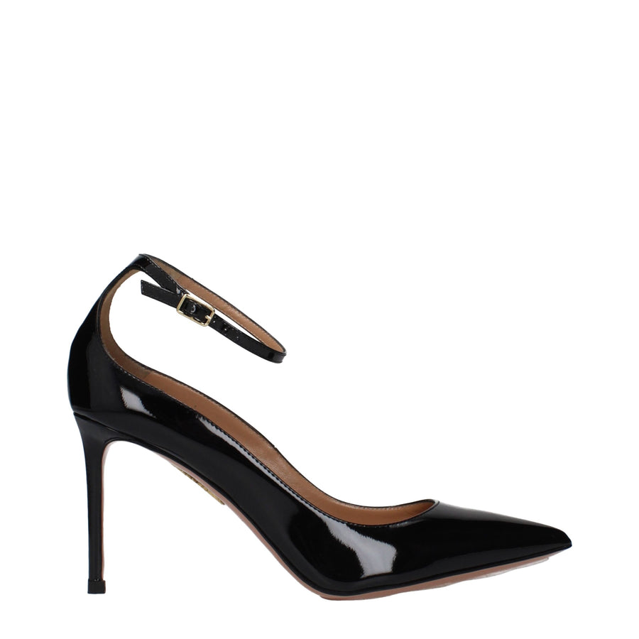 Aquazzura Patent leather pump in black