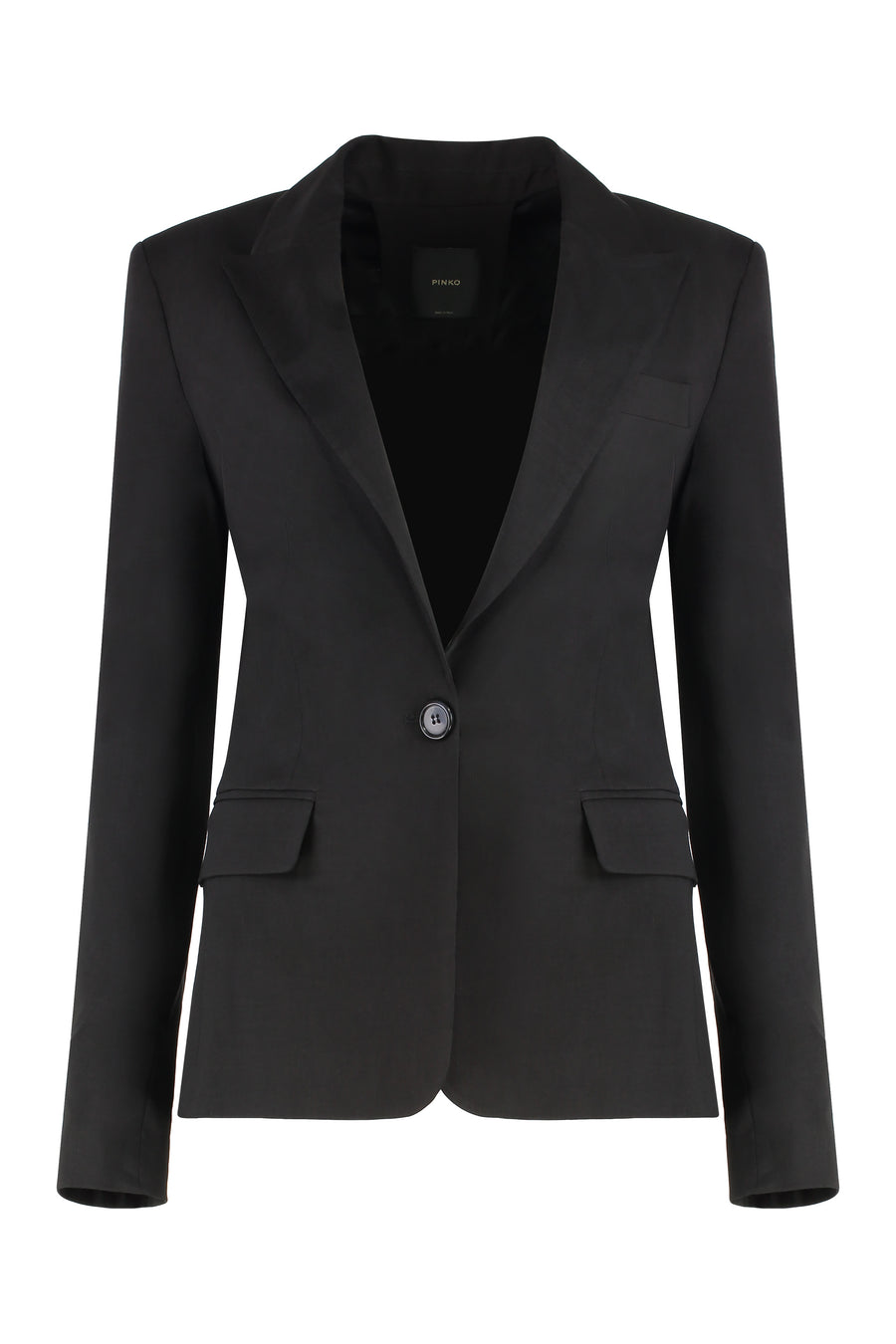 Linen Blazer Black Blazers