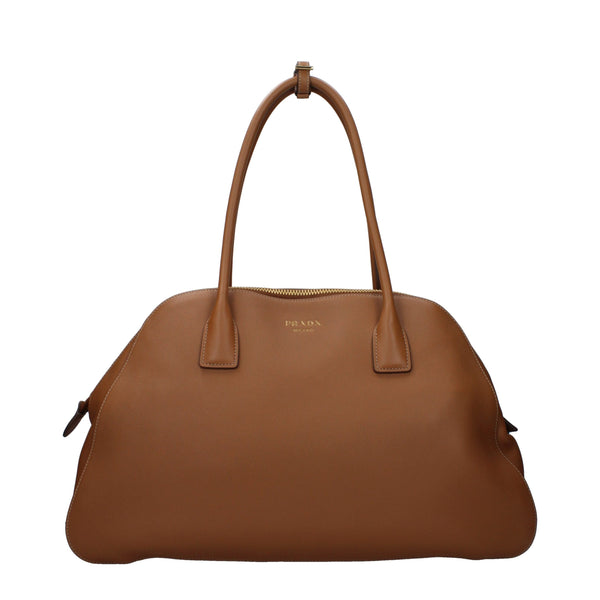 Prada Leather shoulder bag in brown