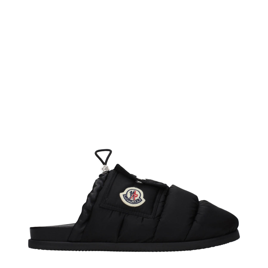 Moncler slipper in black
