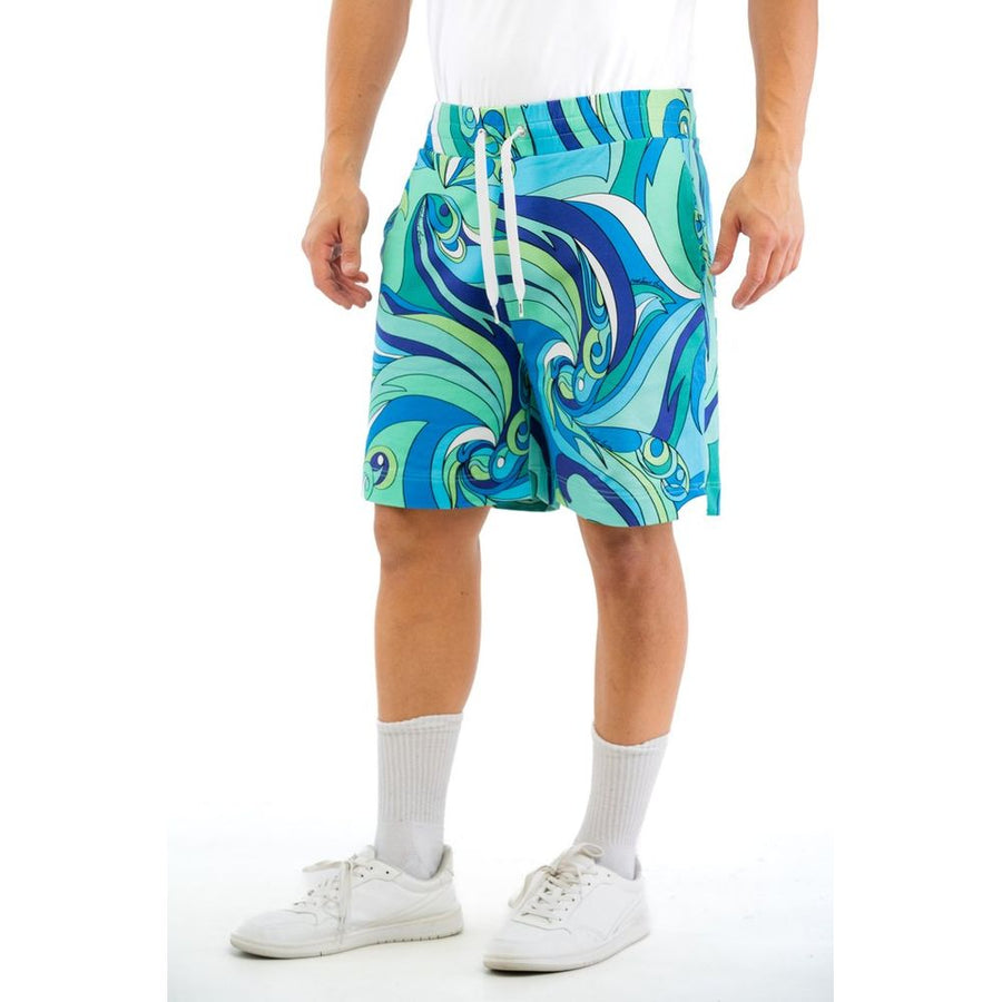 Moschino 92% Cotton bermuda shorts in multicolor
