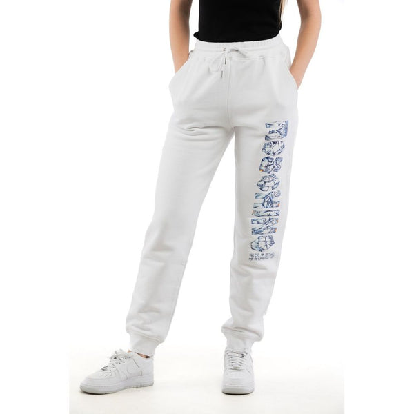 Moschino 100% Cotton joggers in white