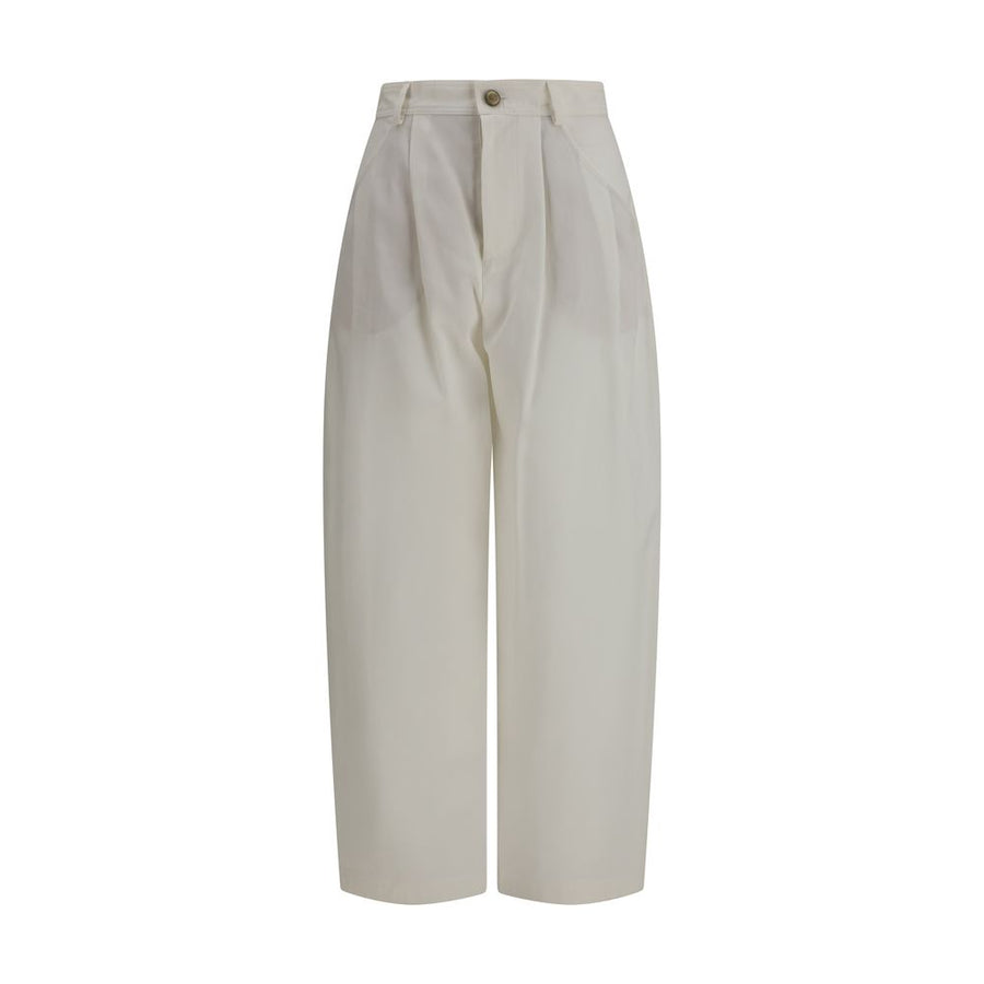 Brunello Cucinelli 26% Silk trousers in beige