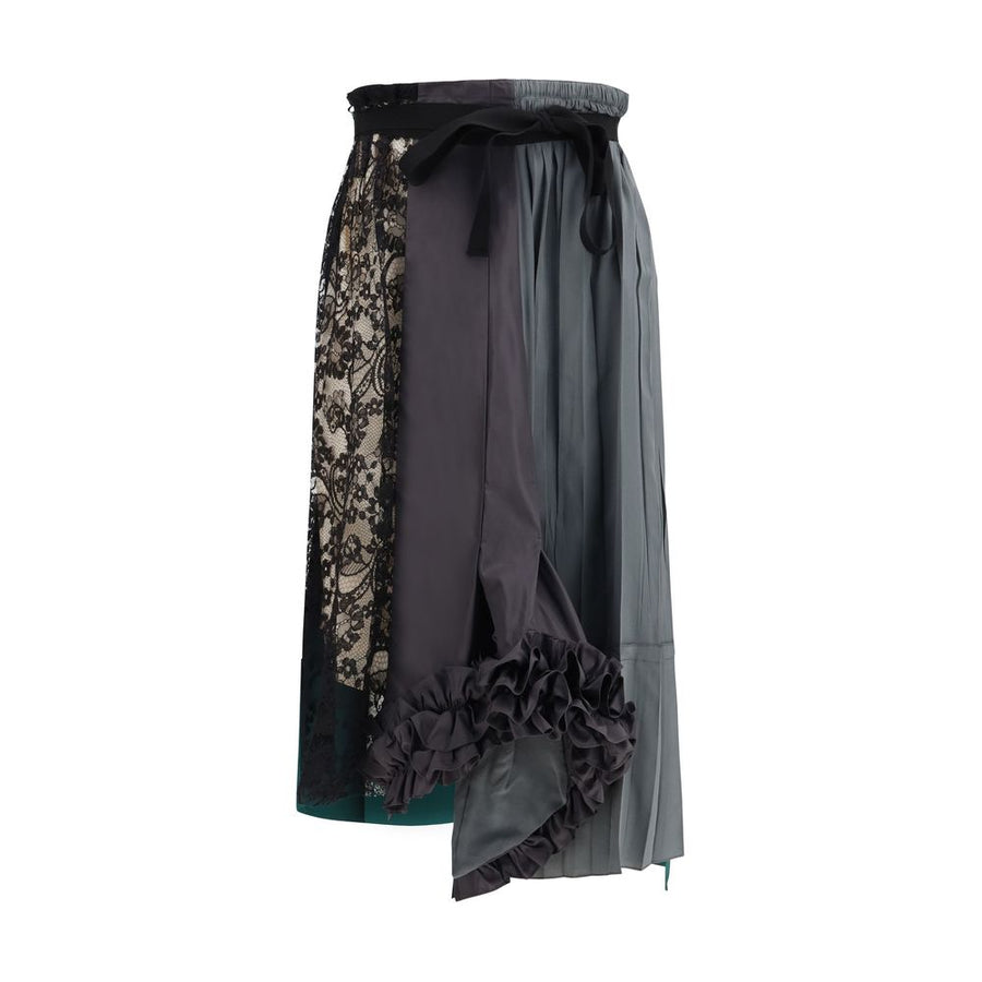 Prada 100% Silk skirt in multicolor