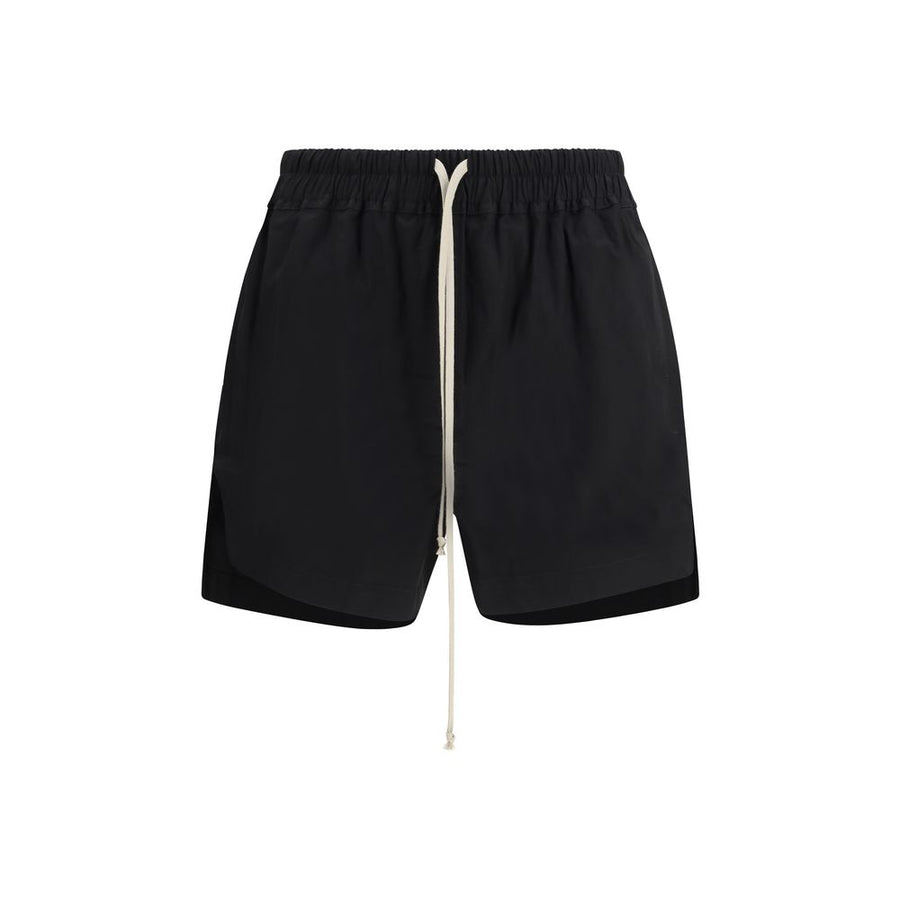 Rick Owens 97% Cotton bermuda shorts in black