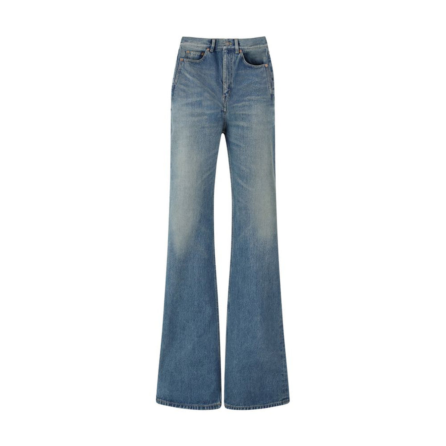 Saint Laurent 100% Cotton jeans in blue