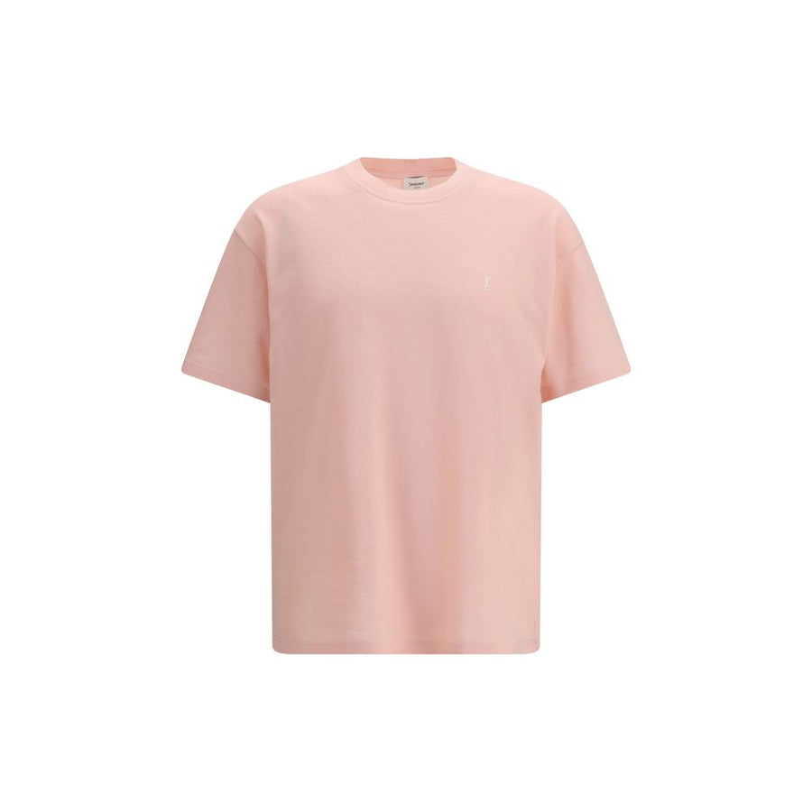 Saint Laurent 50% Cotton 50% Polyester t-shirt in pink
