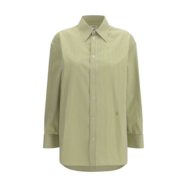 Saint Laurent 100% Cotton shirt in green