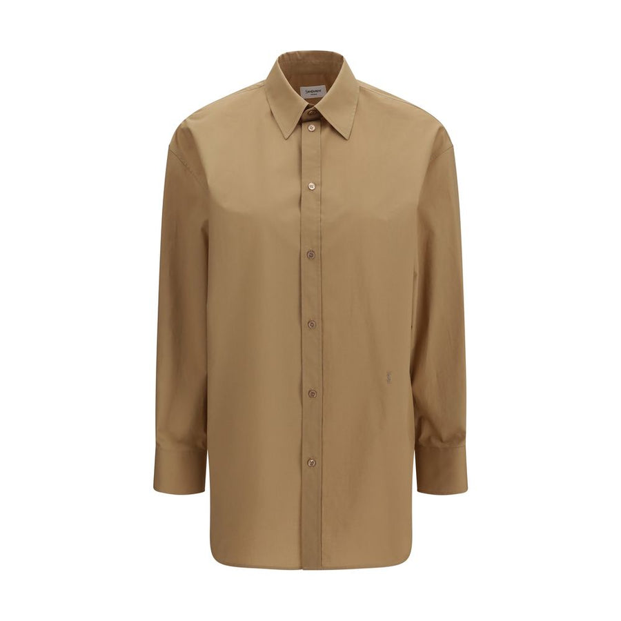 Saint Laurent 100% Cotton shirt in beige