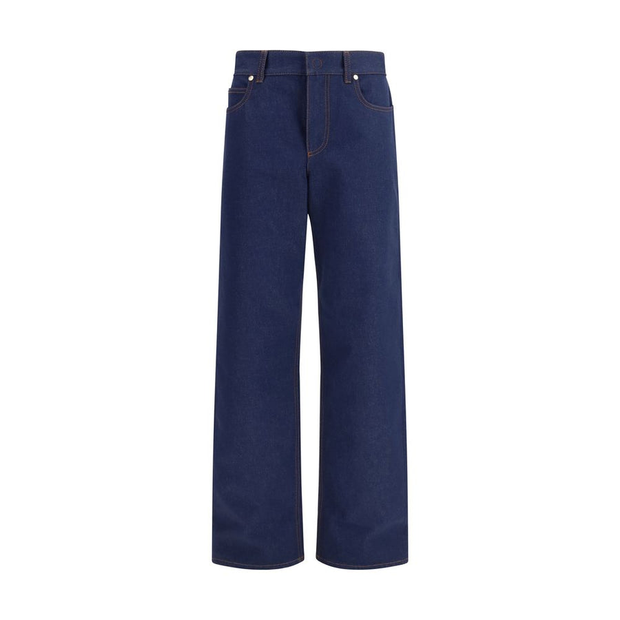 Fendi 100% Cotton jeans in navy