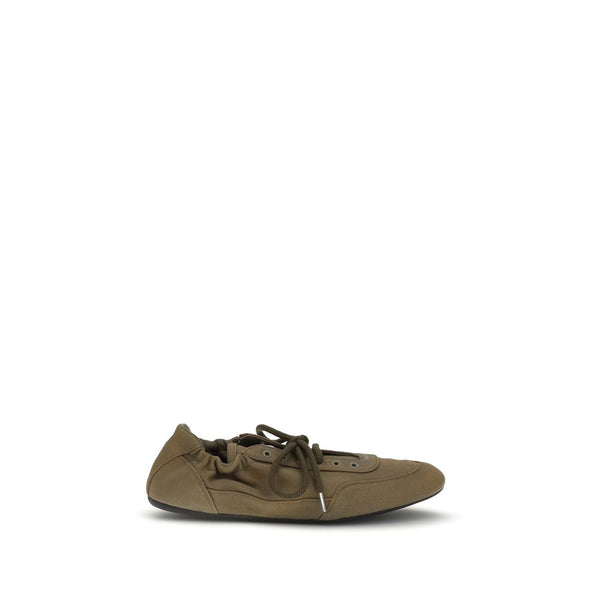 Prada Upper 100% Cotton sneaker in beige