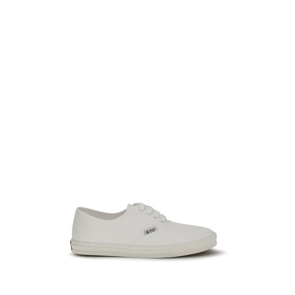 Prada Upper 100% Cotton sneaker in white
