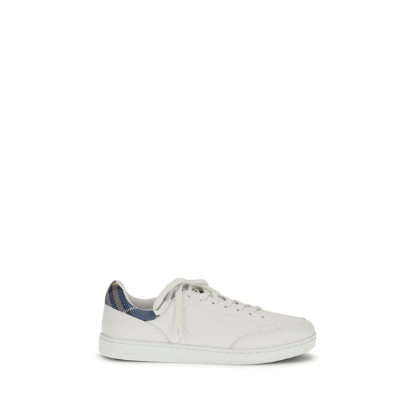 Burberry 100% Calf Leather Bos Taurus sneaker in white