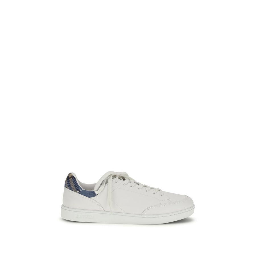 Burberry 100% Calf Leather Bos Taurus sneaker in white