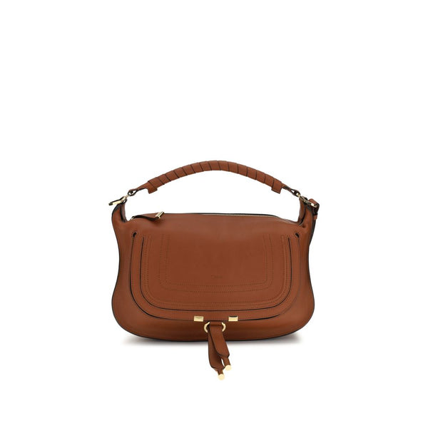 Chloé 100% Calf Leather Bos Taurus shoulder bag in brown
