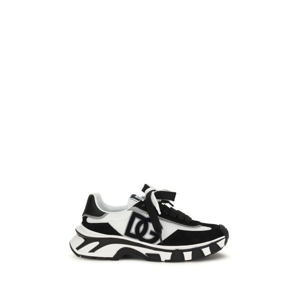 Dolce & Gabbana 57% Calf Leather Bos Taurus sneaker in black
