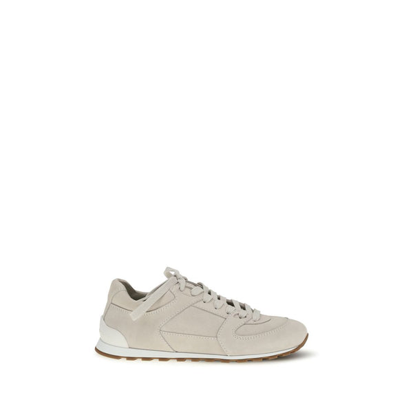 Brunello Cucinelli Upper: 100% Calf Leather Bos Taurus sneaker in beige