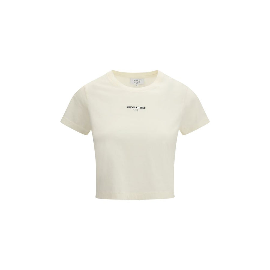 Maison Kitsuné 100% Cotton t-shirt in beige