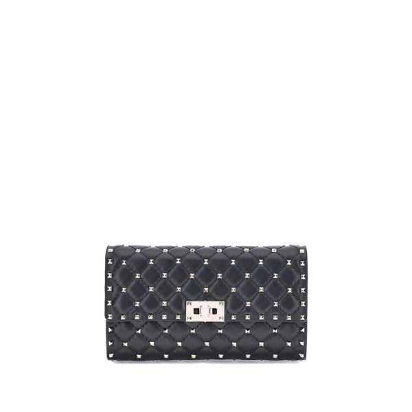 Valentino Garavani 100% Lamb shoulder bag in black