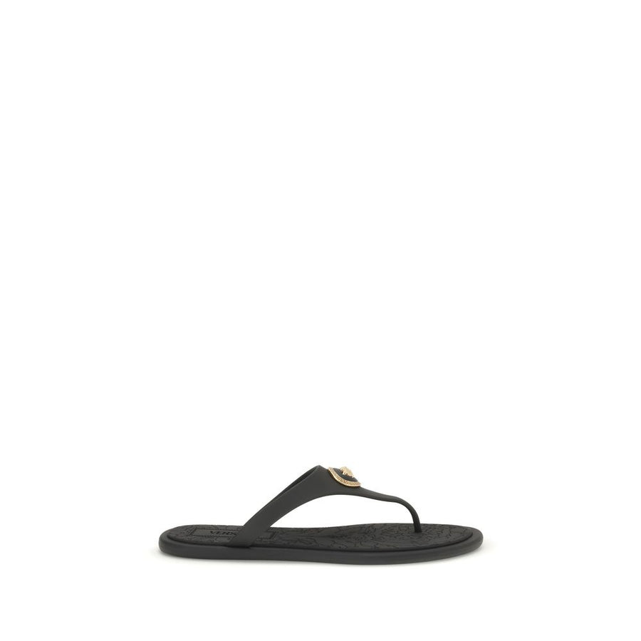 Versace 100% Rubber sandals in black