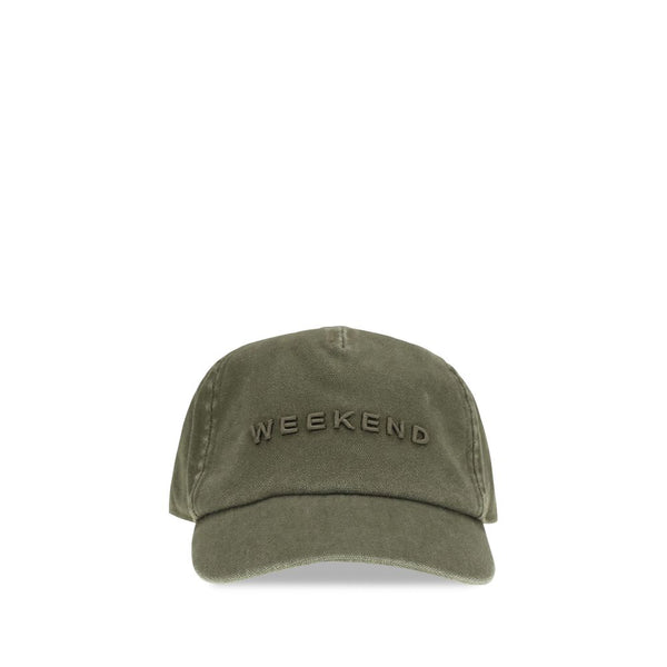 Max Mara MA2615571034600003BB 100% Cotton baseball cap in green