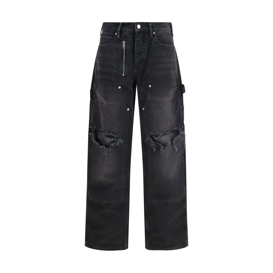 Alexander Wang 100% Cotton cargo pants in black