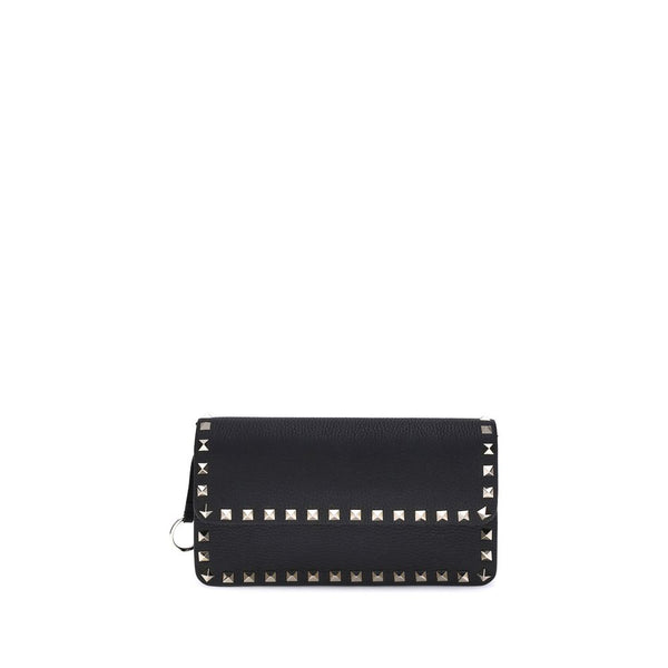 Valentino Garavani 100% Calf Leather Bos Taurus wallet in black