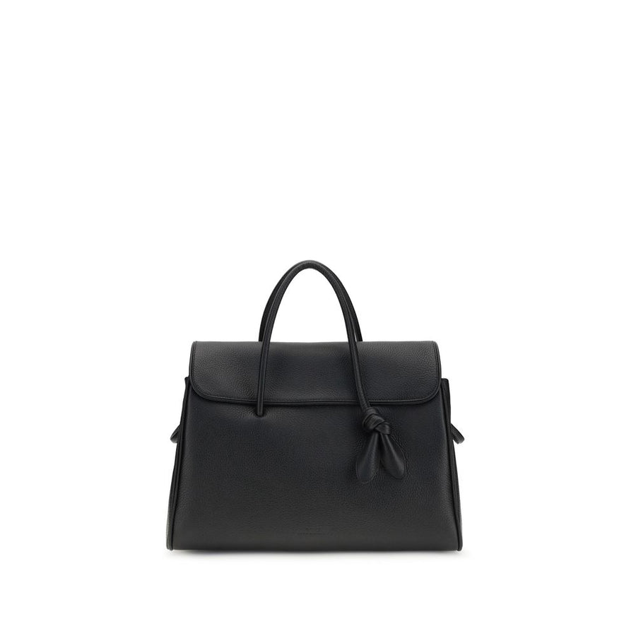 Jacquemus 100% Calf Leather Bos Taurus top handle bag in black