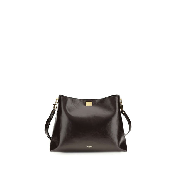 Dolce & Gabbana 100% Calf Leather Bos Taurus shoulder bag in brown