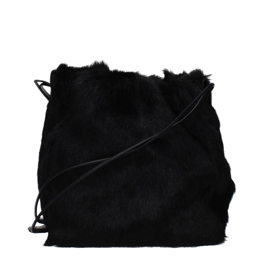 Jil Sander shoulder bag in black