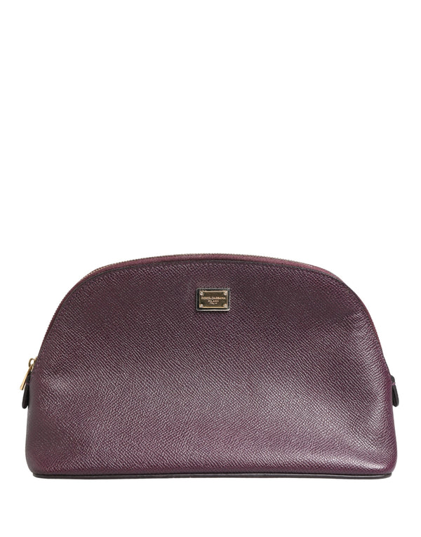Dolce & Gabbana 100% Calfskin Leather wallet in purple