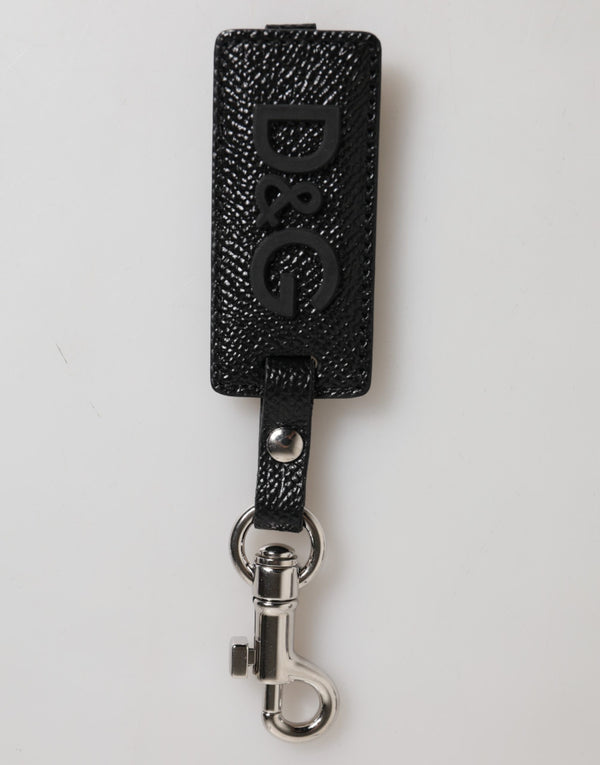 Dolce & Gabbana 100% Calf Leather key case in black