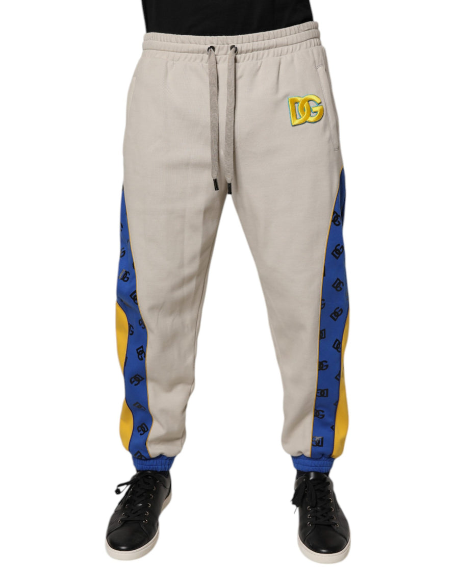 Dolce & Gabbana 87% Cotton joggers in beige