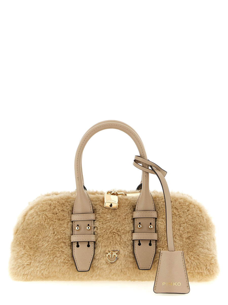 Pinko Escape Shoulder Bag — Beige