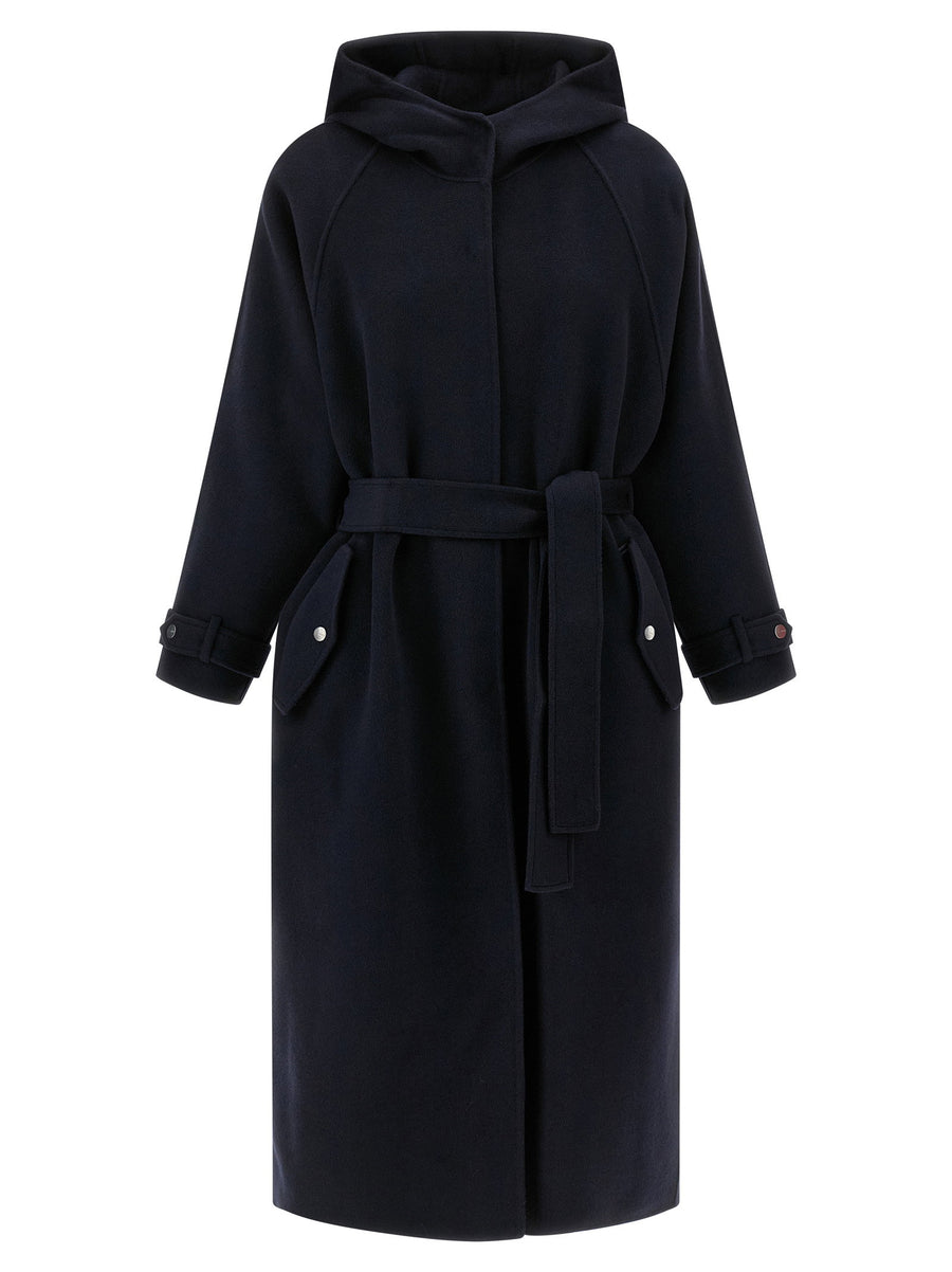 Pinko Cartoccio Coat — Black